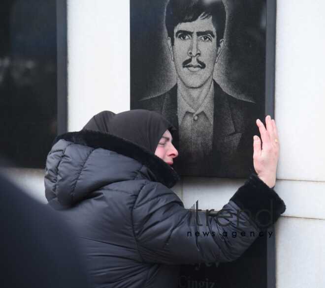 Азербайджанский народ чтит светлую память жертв трагедии 20 Января Азербайджан Баку 20 января 2024
